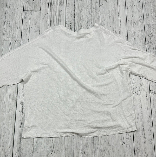 Babaton Aritzia White Oversized Shirt - Hers XL