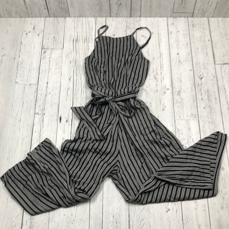 Hollister black & white striped romper - Hers M