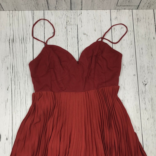 Anthropologie Maroon Dress - Hers L