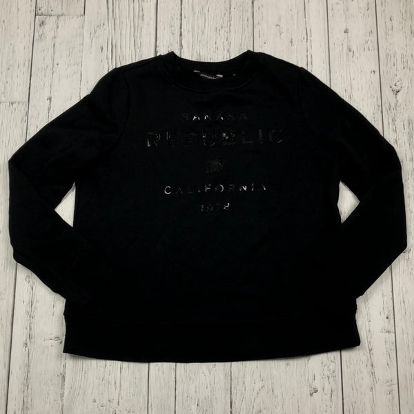 Banana Republic Black Sweatshirt - Hers M
