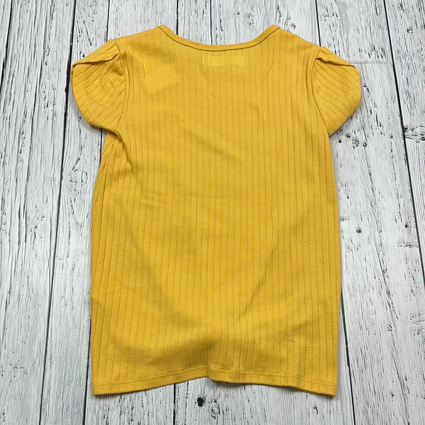 Abercrombie Yellow Ribbed Tied Shirt - Girls 11/12