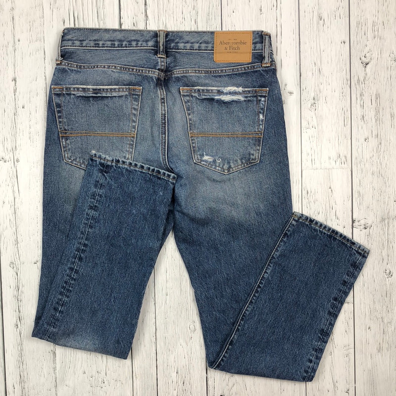 Abercrombie&Fitch distressed blue jeans - His M/32x32