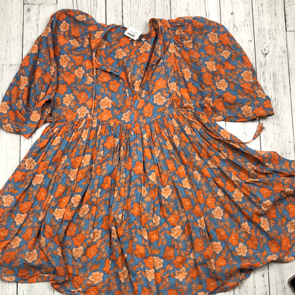 Sundry blue/orange floral dress - Hers XS/2