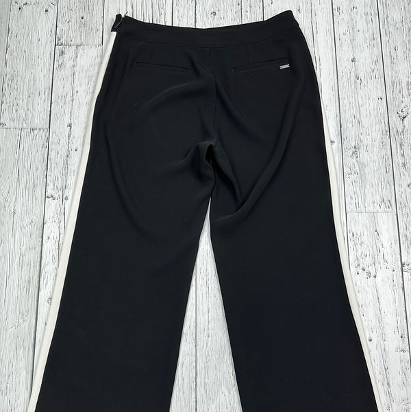 Armani Exchange Black/White Wide-Leg Dress Pants - Hers S/6