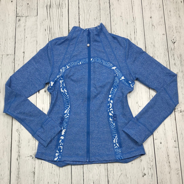 lululemon Blue Zip Up Sweater - Hers 8