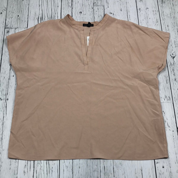 Eileen Fisher Salmon Pink Blouse - Hers M
