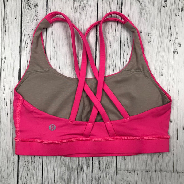 lululemon hot pink sports bra- Hers 6