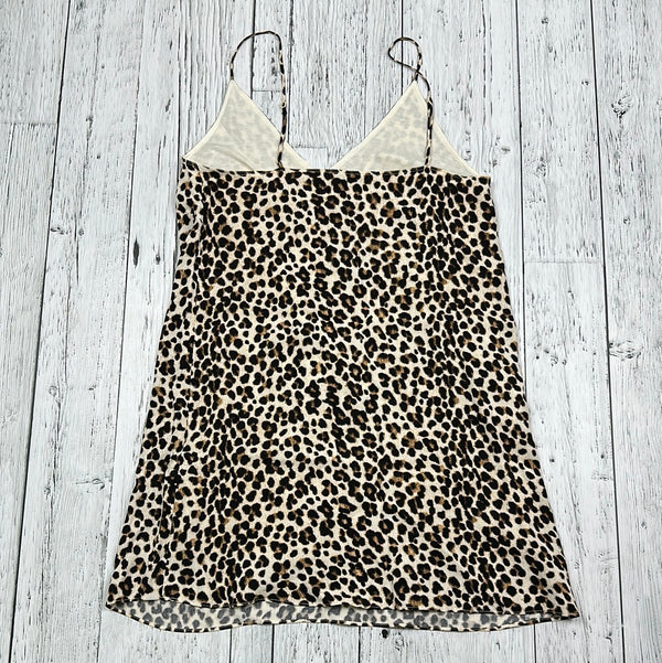 Wilfred Aritzia Leopard Print Slip Dress - Hers S