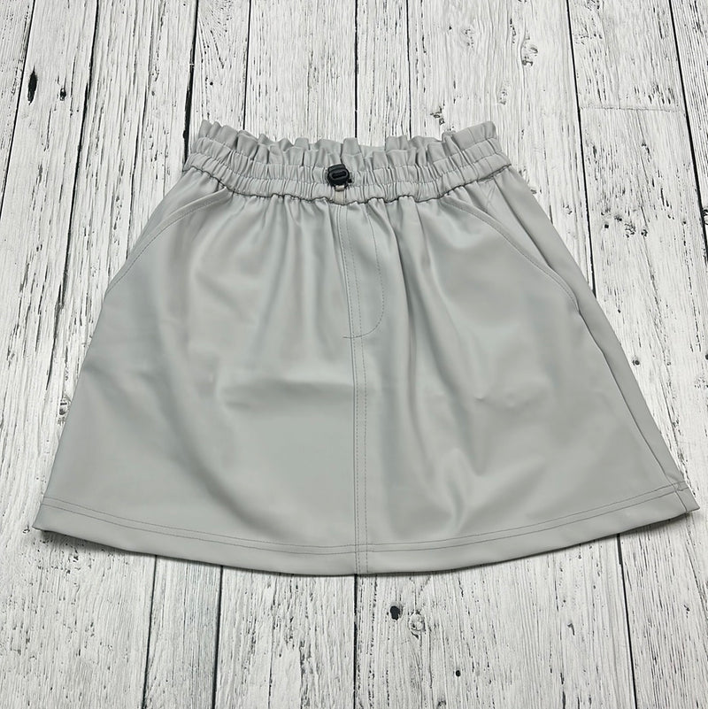 Zara Grey Nylon Cinched Skirt - Girls 11/12