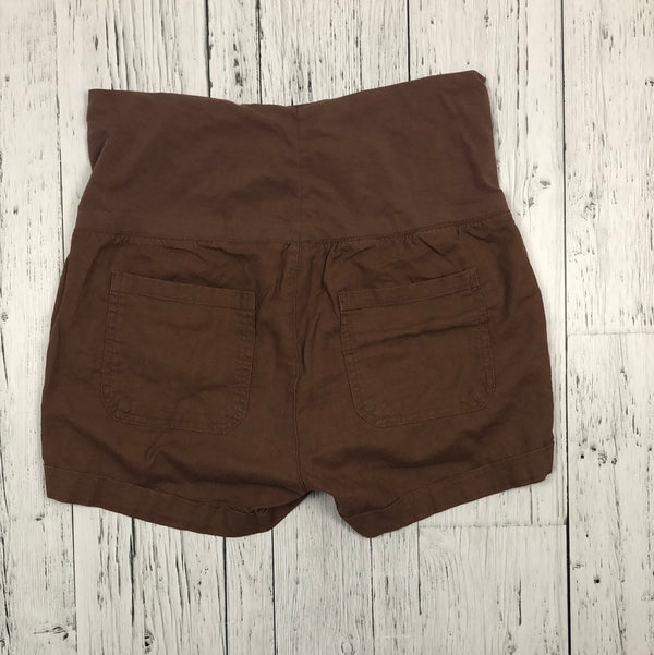 Old navy brown maternity shorts - Ladies M