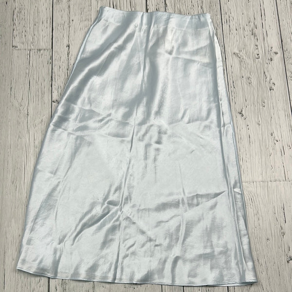Pale blue midi skirt - Hers XS/2