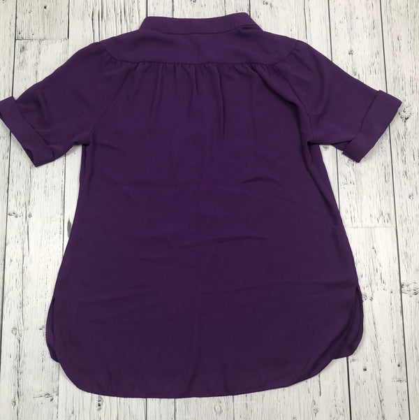 Thyme Purple Maternity Blouse - Ladies S