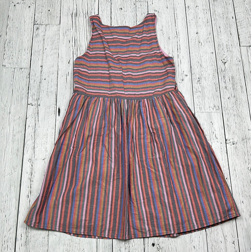 Madewell Multicolour Cotton Striped Button Up Dress - Hers XXS