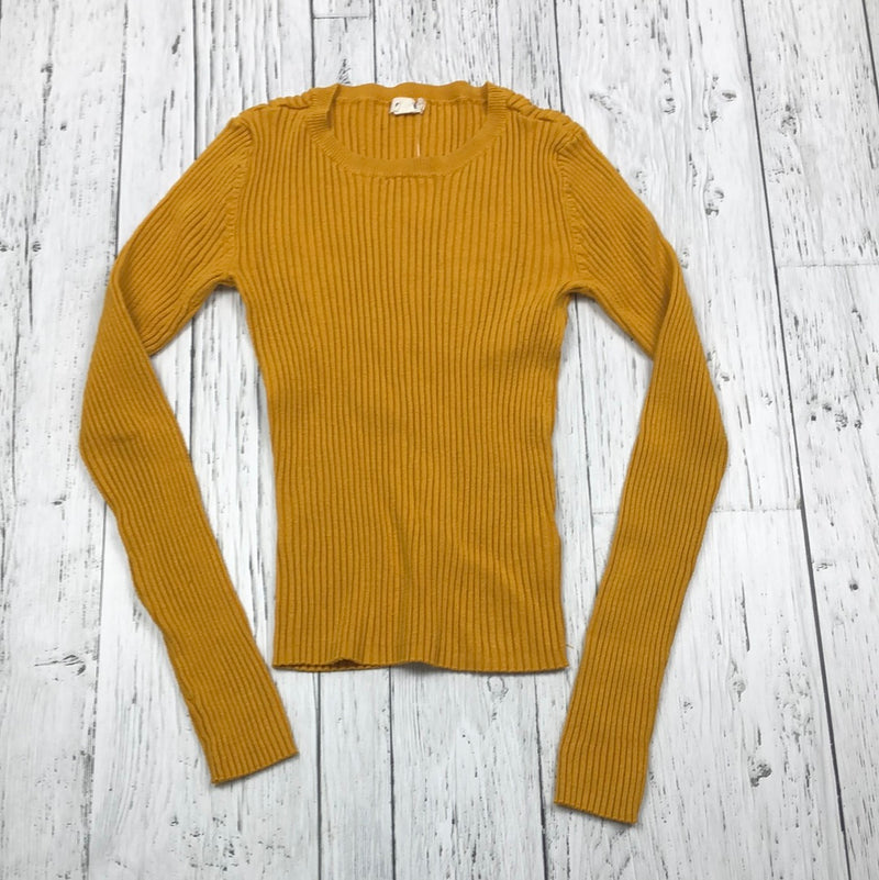 Garage Waffle Yellow Long Sleeve - Hers XS