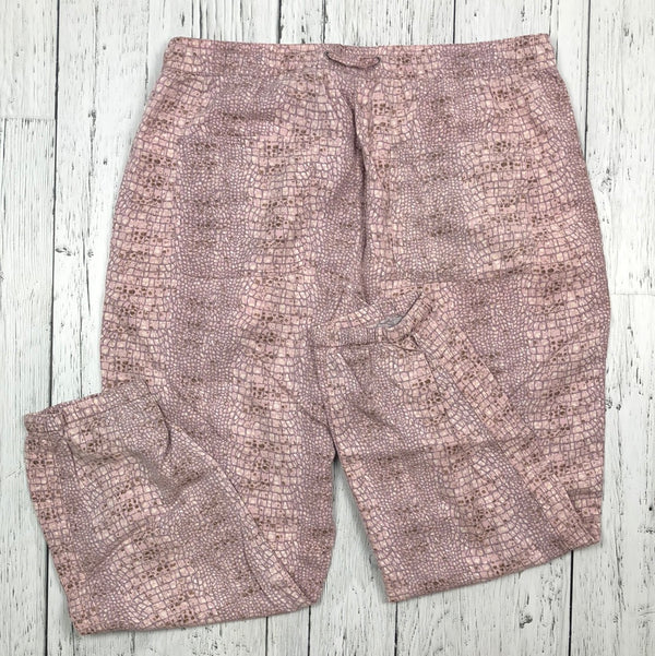 Anthropologie pink patterned pants - Hers L