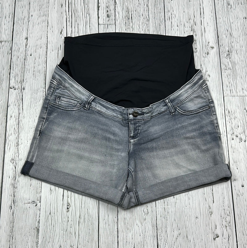 Grey Denim Shorts, Ladies