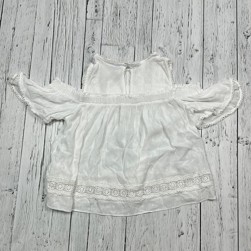 Mayoral White Lace Shirt - Girls 14