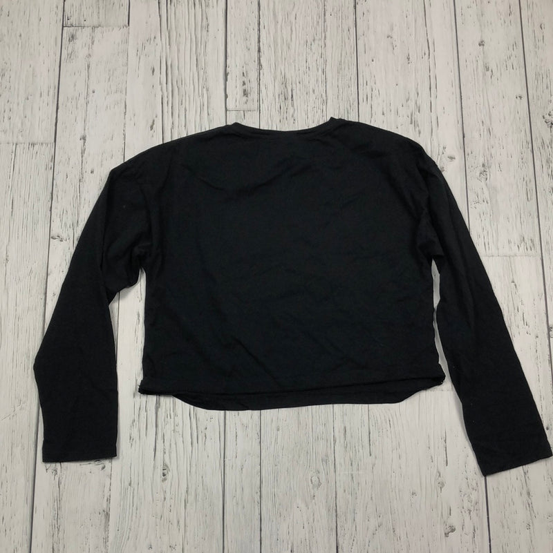 Zara Black Graphic Long Sleeve - Girls 10