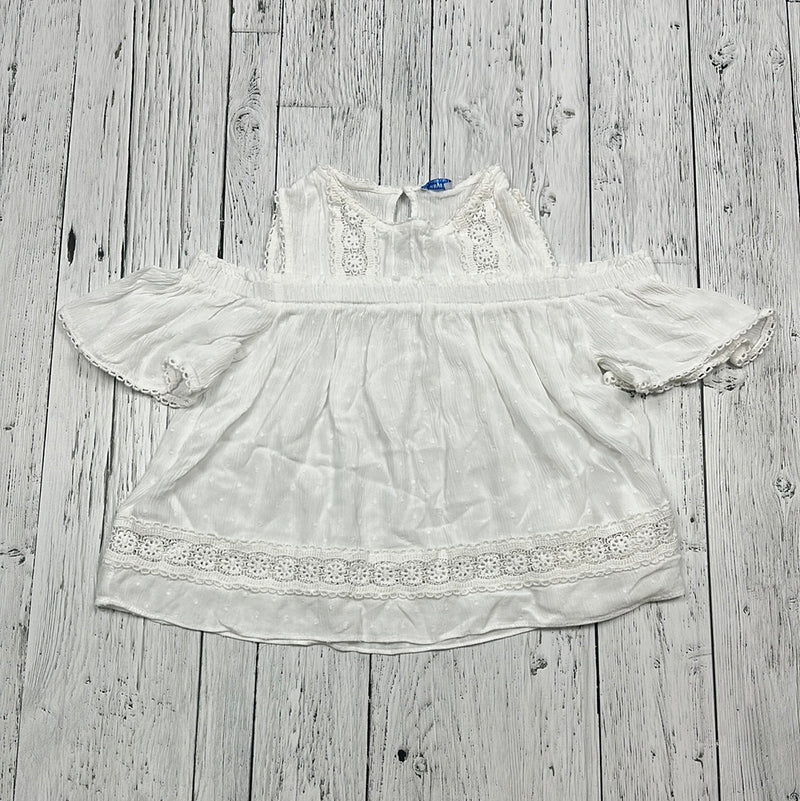 Mayoral White Lace Shirt - Girls 14