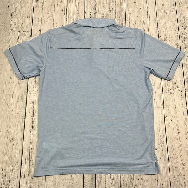 Puma Blue Heathered Polo Shirt - His S