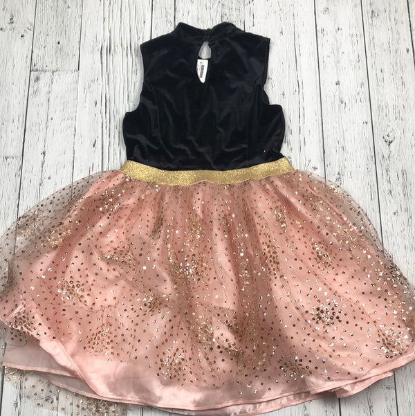 Zunie Black Velvet Pink Dress - Hers 14