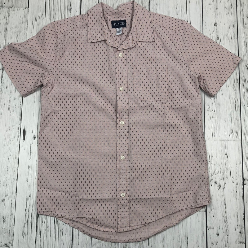 Children’s place pink button up - Boy 14