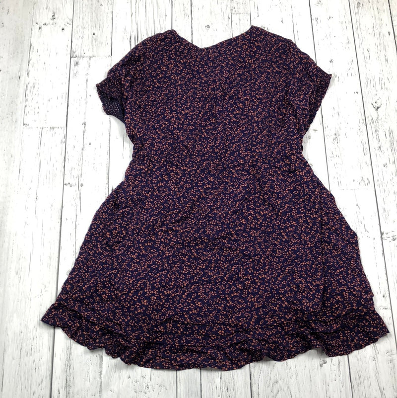 Free People Purple Floral Print Dress - Hers XS
