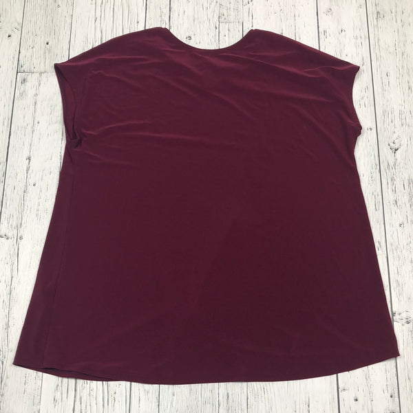 Maroon Maternity Blouse - Ladies L