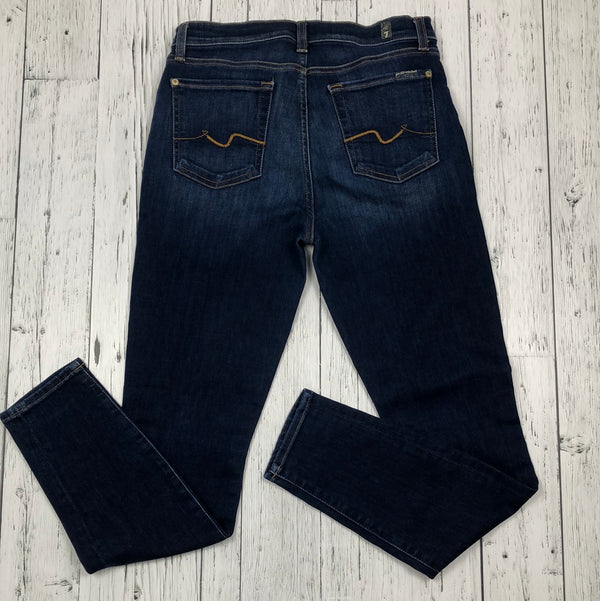 7 for all mankind High Waisted Dark Wash Jeans - Hers 29
