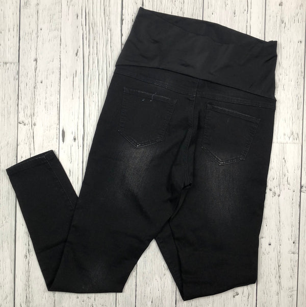 Insider’s material black denim pants - Ladies M
