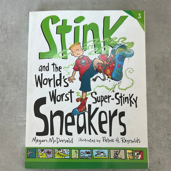 Stink and the worlds worst super stinky sneakers - Kids book
