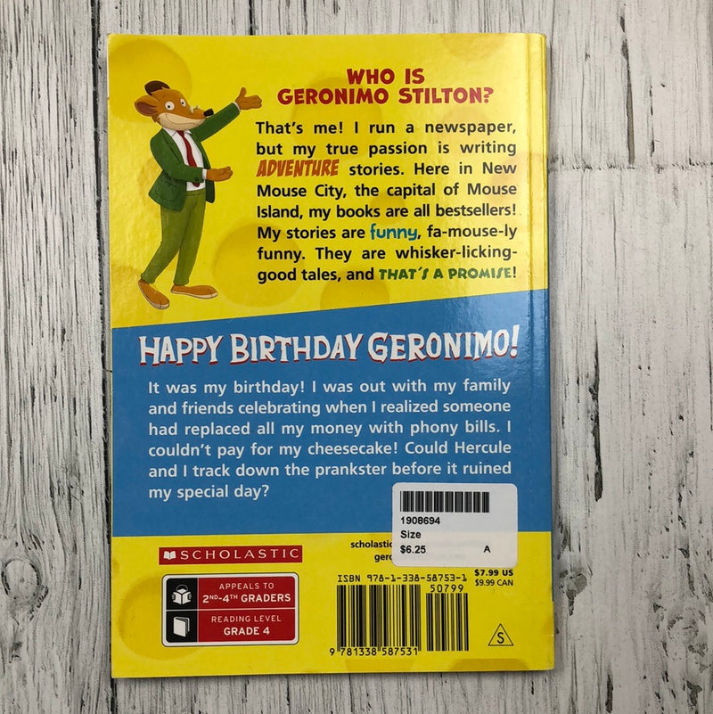 Happy Birthday Geronimo! - kids book