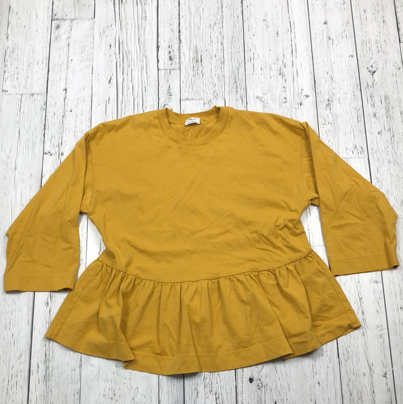 Aritzia Wilfred Mustard Yellow Shirt - Hers XS
