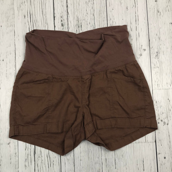 Old navy brown maternity shorts - Ladies M