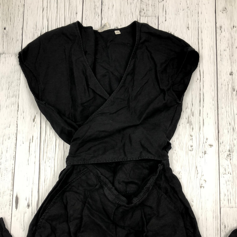 Aritzia Wilfred Black Wrap Linen Pantsuit - Hers XS/2