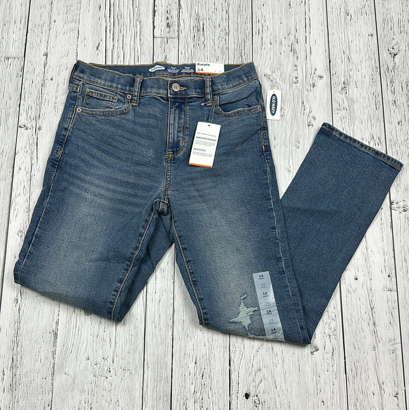 Old Navy Mid Wash Denim Karate Jeans - Boys 14