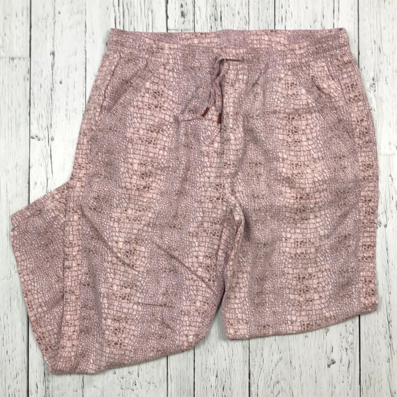 Anthropologie pink patterned pants - Hers L