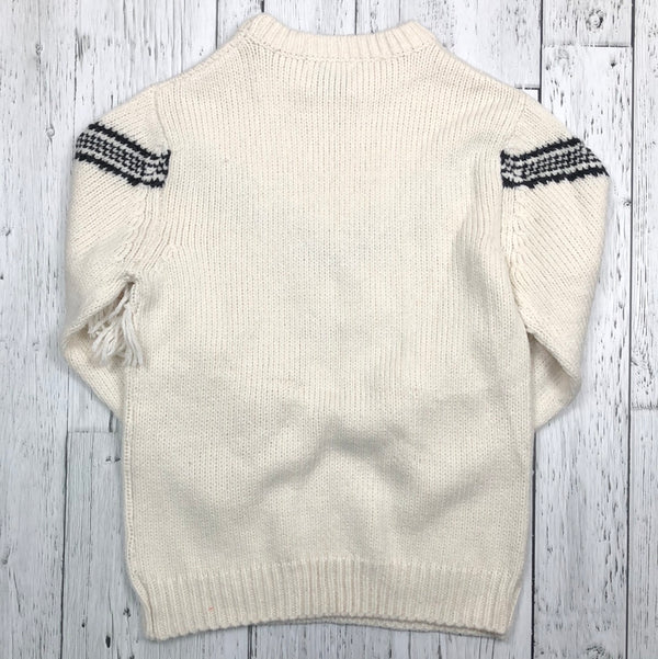 Zara white/black knitted sweater - Girls 14