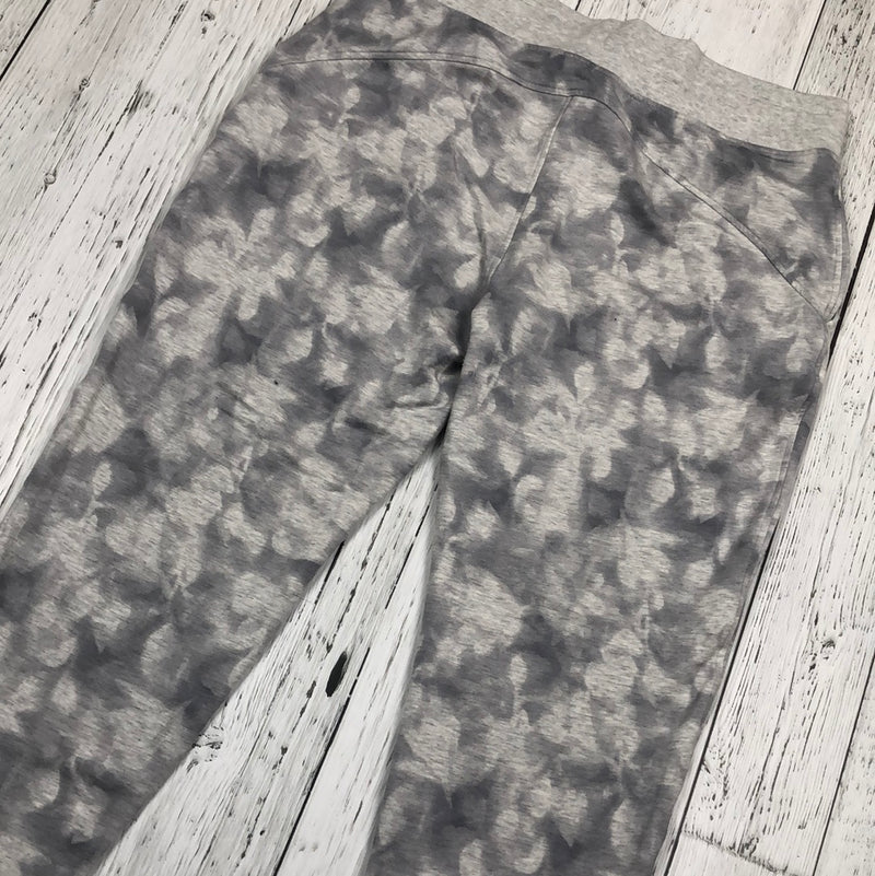 Athleta Grey Printed Sweatpants - Hers L