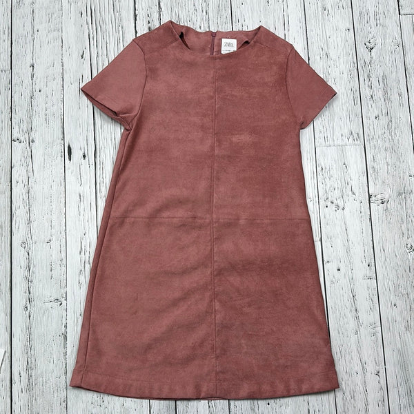 Zara Pink Suede Pleather Dress - Girls 11/12