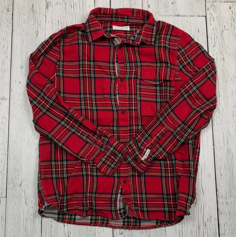 Zara red plaid flannel - Boy 14