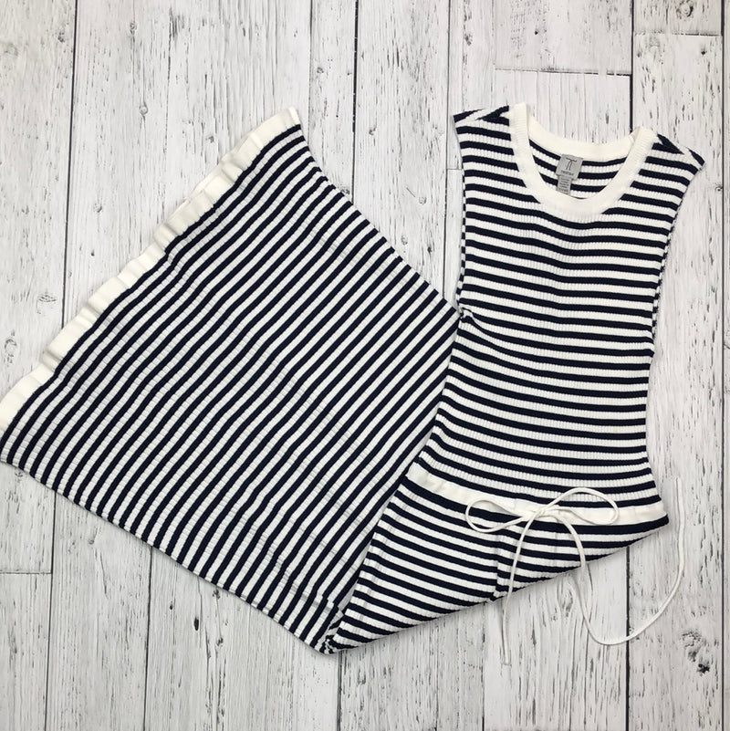 Tristan black/white stripe dress - Hers XS