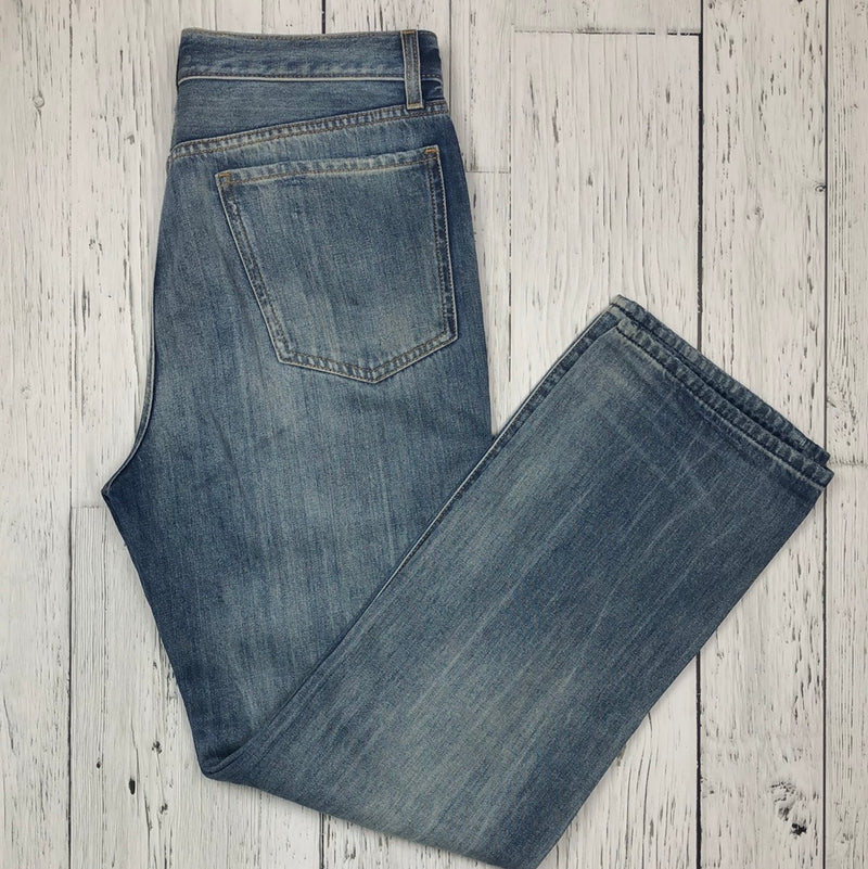 7 For All Mankind easy straight distressed jeans - Hers M/29