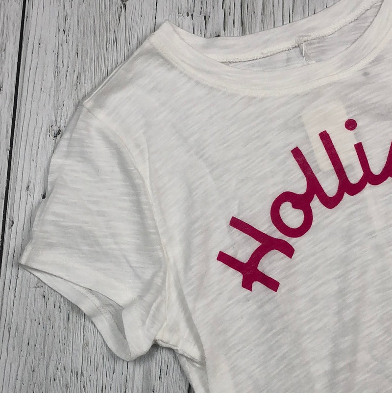 Hollister white graphic t-shirt - Hers M