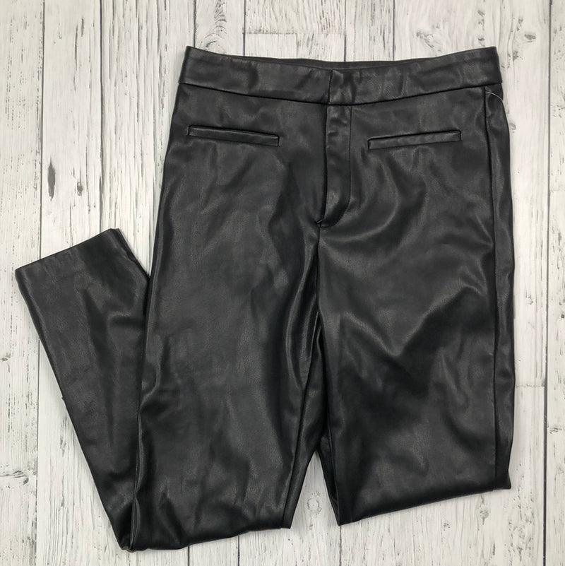 Zara black leather pants - Girl 11/12