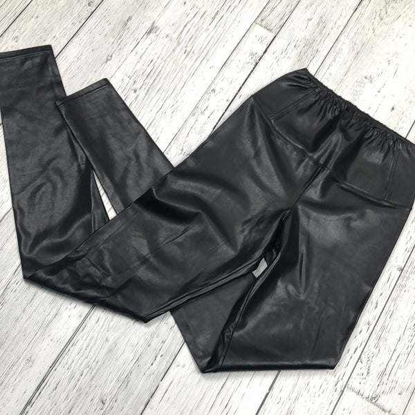 Wilfred Free Black Leather Leggings - Hers S