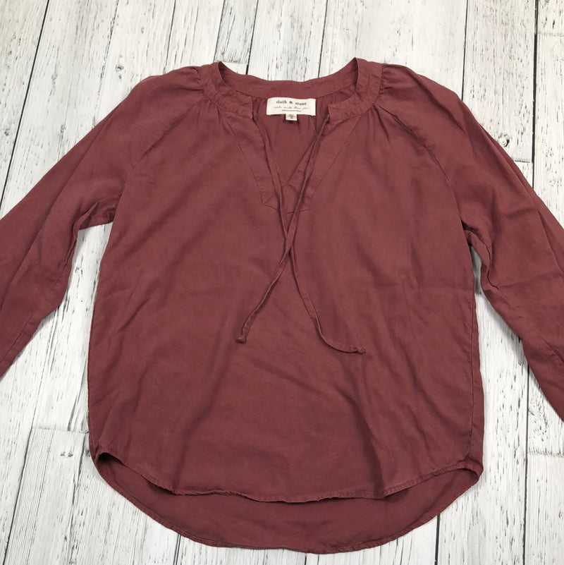 Cloth & Stone Maroon Blouse - Hers M