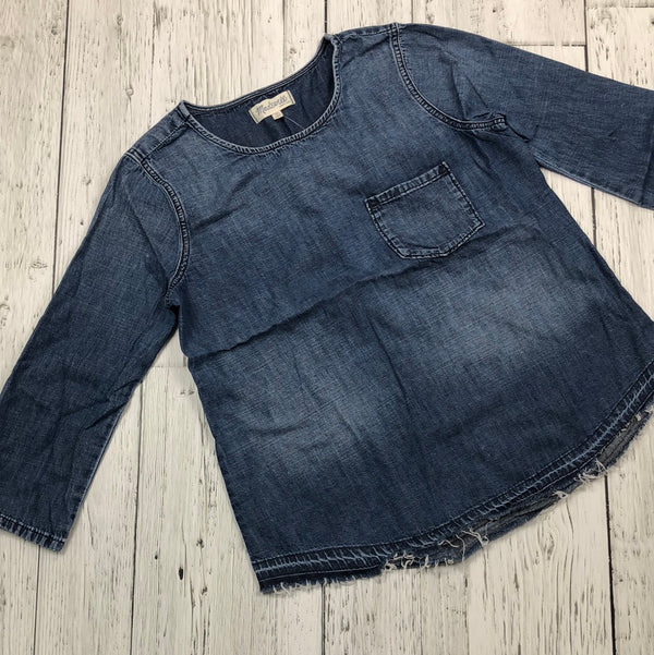 Madewell blue long sleeve shirt - Hers XS