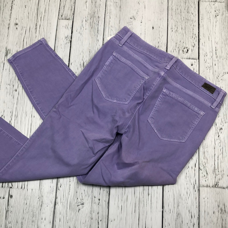Paige Purple Denim Pants - Hers M/29
