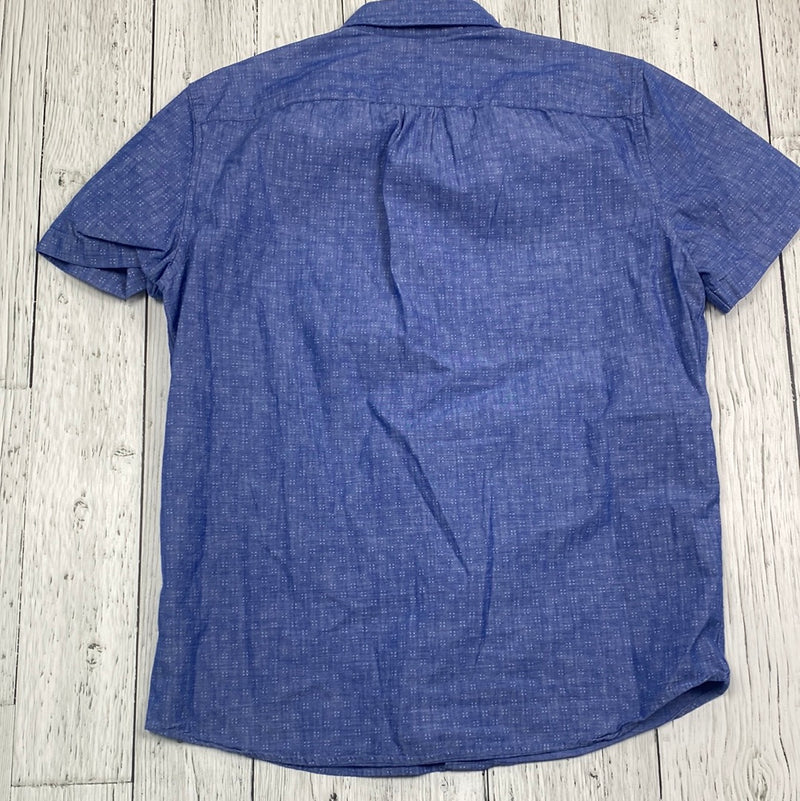 American Eagle blue button up shirt - His M